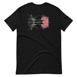 Unisex Quality T-shirt - Back Print Sportfish Yacht Design
