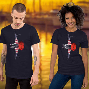 Navy sailboat unisex t shirt: YachtMerch.com