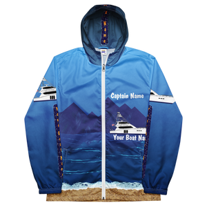 Mens Windbreaker - Custom Yacht by Yacht Merch